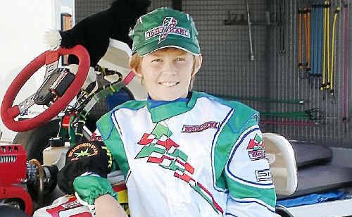 Cooloola Coast Kart Club talent Harrison Oddie travels to Malaysia later this year for the Yamaha SL World Challenge in the midgets class. Cooloola Coast Kart Club talent Harrison Oddie travels to Malaysia later this year for the Yamaha SL World Challenge in the midgets class.